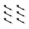 Tie 4 Safe 2" x 10' Lasso Strap w/ O Ring Auto Tie Down Wheel Lift Tow Truck Trailer Black, 6PK TWS21-510-W9-BLK-C-6 - alternate 1